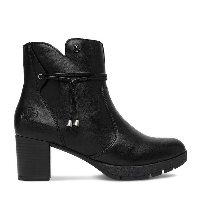 Botki Rieker CEO-77667-00 Czarny - kobiece