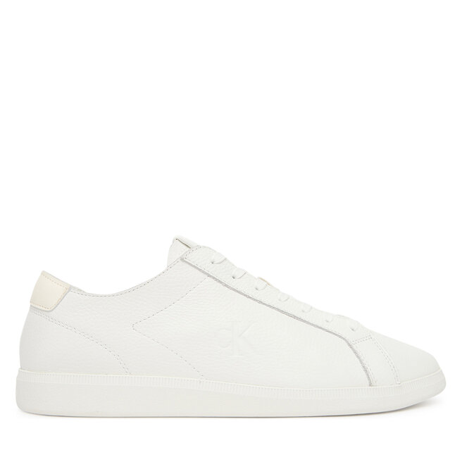Sneakersy Calvin Klein Jeans Low Profile Cupsole Tmb Lth YM0YM01331 Biały - męskie