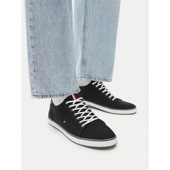 Tenisówki Tommy Hilfiger Harlow 1D FM0FM00596 Czarny - męskie