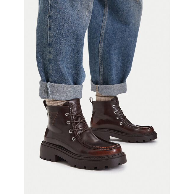 Trzewiki Guess Jeans CEO-HY5389S-8 Brązowy - kobiece
