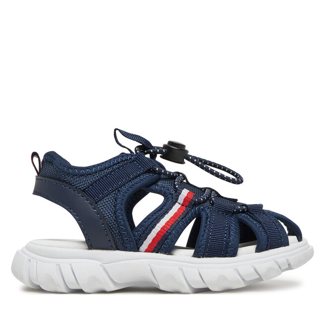 Sandały Tommy Hilfiger T1B2-33895-1591 M Granatowy - chłopięce