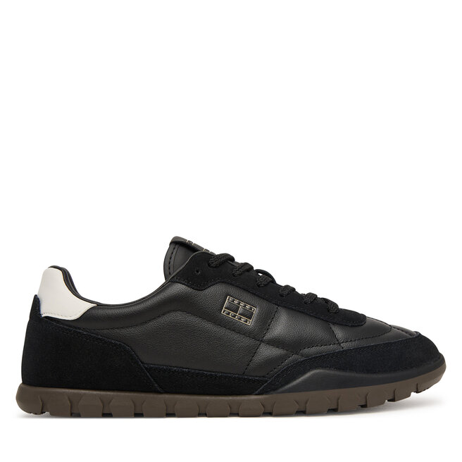Sneakersy Tommy Jeans Tommy Jeans Low Lth Runner EM0EM01794 Czarny - męskie