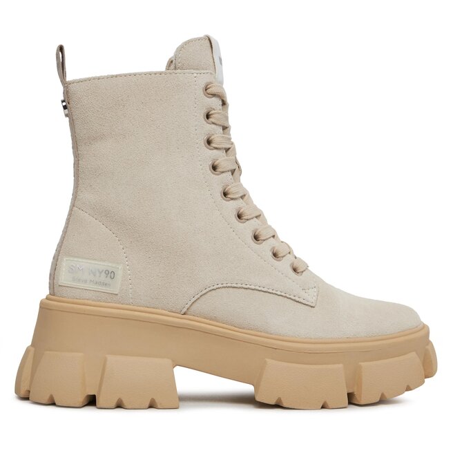 Trapery Steve Madden Tanker Bootie SM11001261 SM11001261-846 Beżowy - kobiece