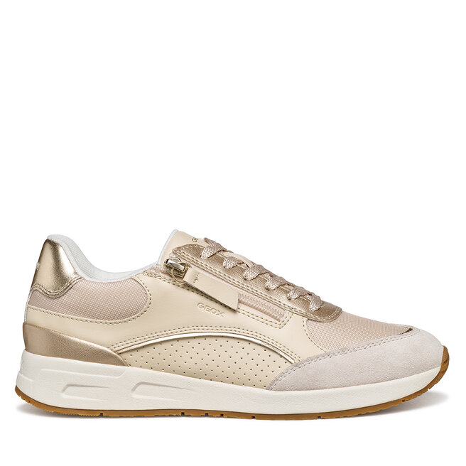 Sneakersy Geox D Bulmya D65NQB 054AC C1S2L Beżowy - kobiece