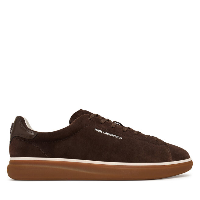 Sneakersy KARL LAGERFELD KL53527 Brązowy - męskie