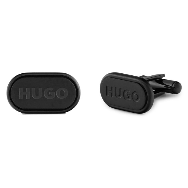 Spinki do mankietów HUGO E-Classic-Cuf 50494892 Czarny -