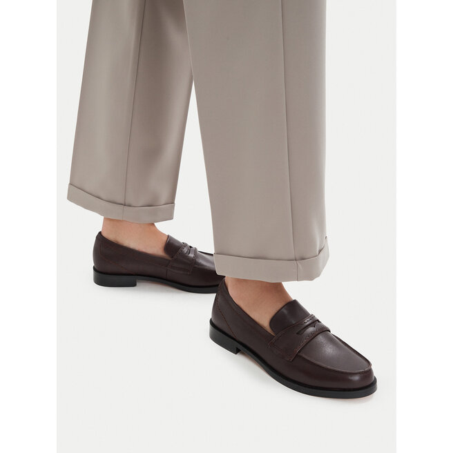 Lordsy Clarks Straven Edge 26186491 Brązowy - kobiece