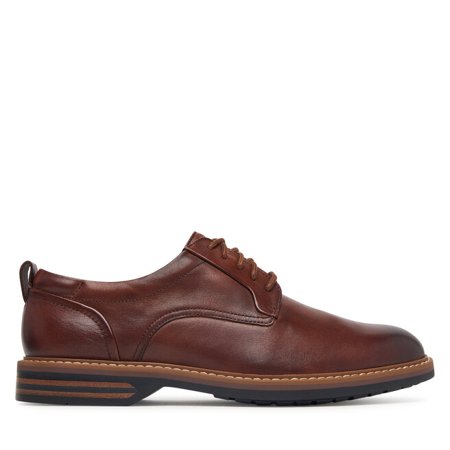 Półbuty Clarks Aldwin2 Derby 26320300 Brązowy - męskie