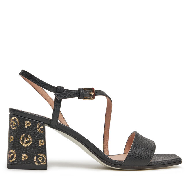 Sandały Pollini SA16116C1ITDP000 Czarny - kobiece