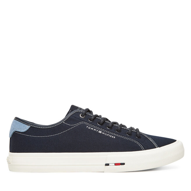 Tenisówki Tommy Hilfiger Hi Vulc Street Canvas FM0FM05515 Granatowy - męskie