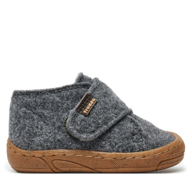 Kapcie Froddo Minni Wooly G1700343-7 M Szary - chłopięce