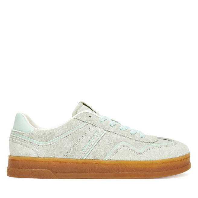 Sneakersy Tommy Jeans The Greenwich EN0EN02806 Zielony - kobiece