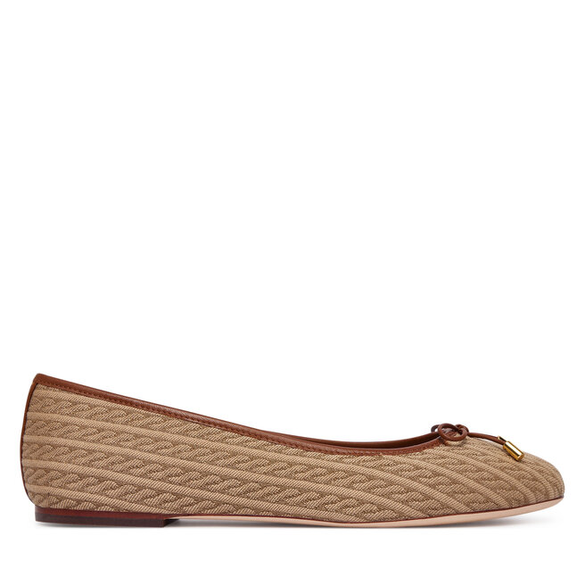 Baleriny LAUREN RALPH LAUREN 802P18430001 Beżowy -