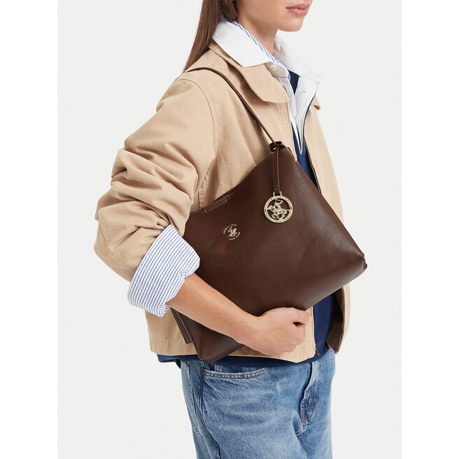 Torebka Beverly Hills Polo Club BHPC-W-04-A23 Brązowy -