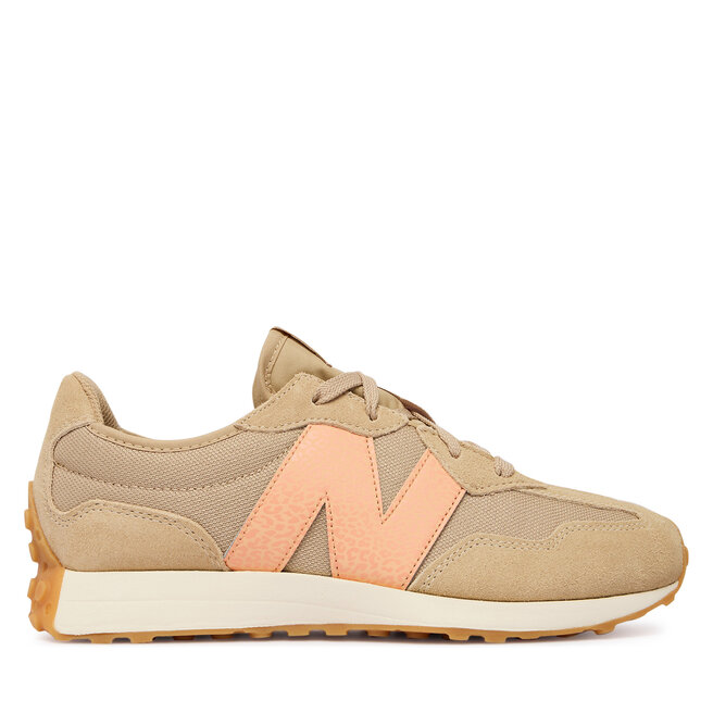 Sneakersy New Balance GS327WO Beżowy - dziewczęce