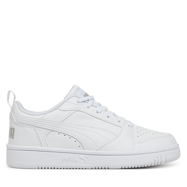 Sneakersy Puma Rebound V6 Lo Jr 393833 03 Biały - chłopięce