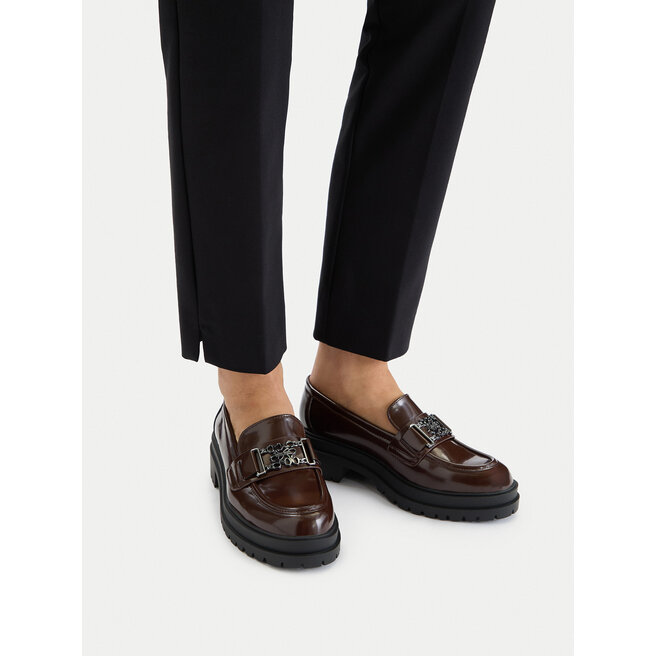 Loafersy Nine West CEO-KARIMA-01 Brązowy - kobiece