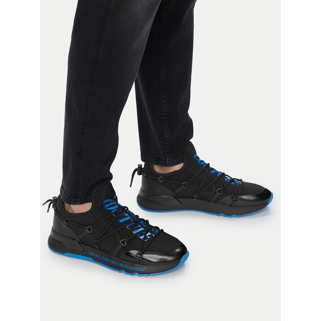 Sneakersy Versace Jeans Couture 80YA3SA6 Niebieski - męskie