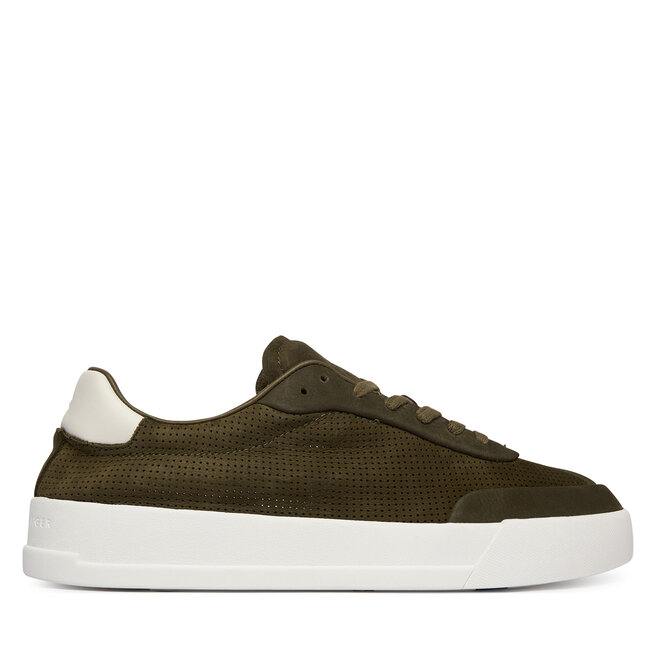 Sneakersy Tommy Hilfiger Th Court Best FM0FM05821 Zielony - męskie