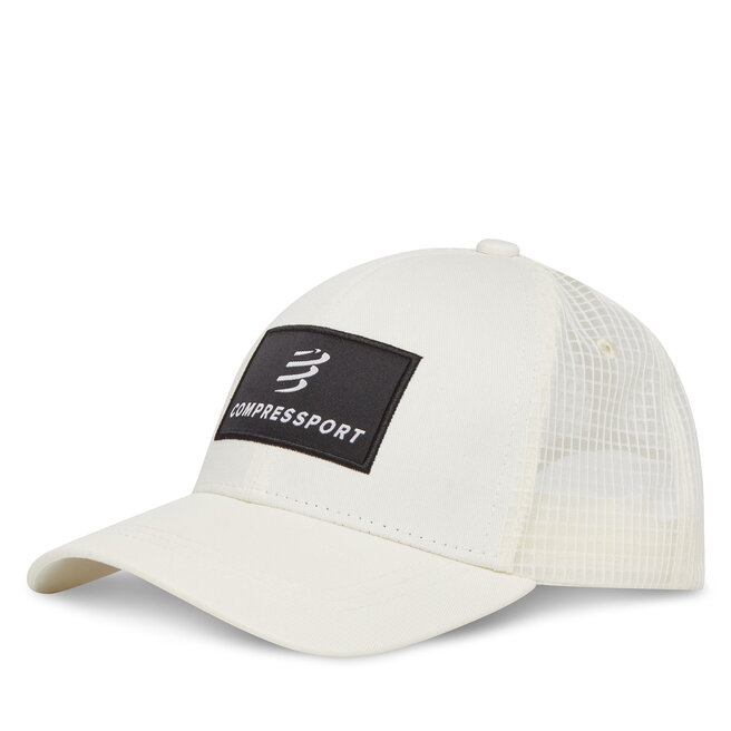 Czapka z daszkiem Compressport XHWU6980018TU Kremowy -