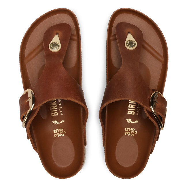 Japonki Birkenstock Gizeh Big Buckle 1018785 Brązowy -