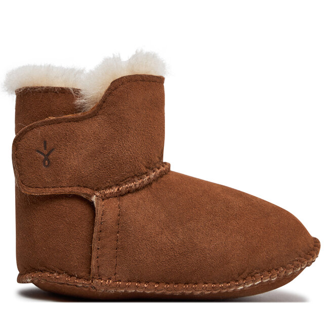 Śniegowce EMU Australia Baby Bootie B10310 Brązowy - dziewczęce