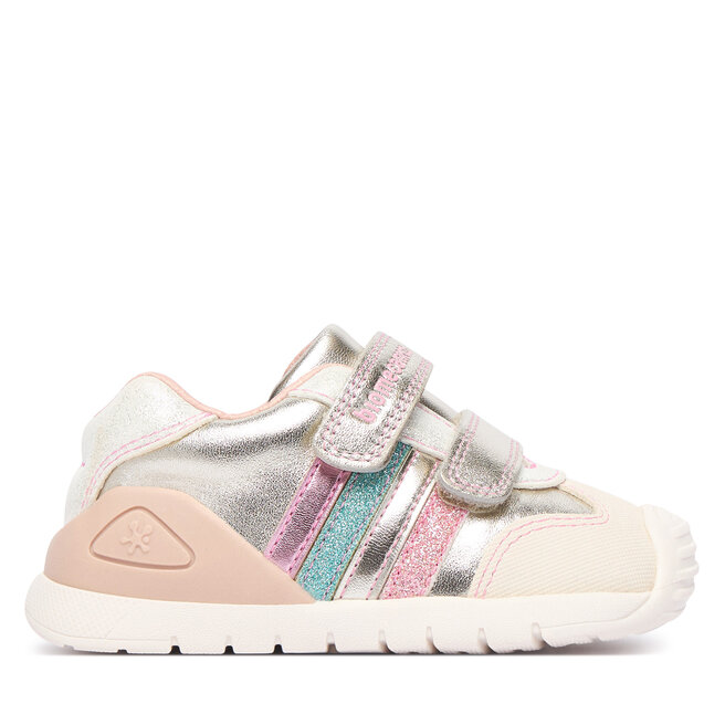 Sneakersy Biomecanics 261131 Srebrny - dziewczęce