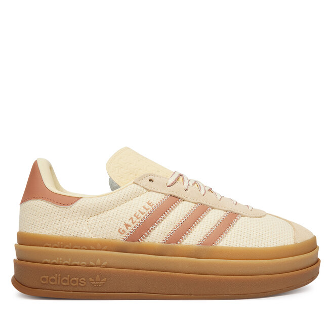 Sneakersy adidas Gazelle Bold KI7224 Beżowy - kobiece