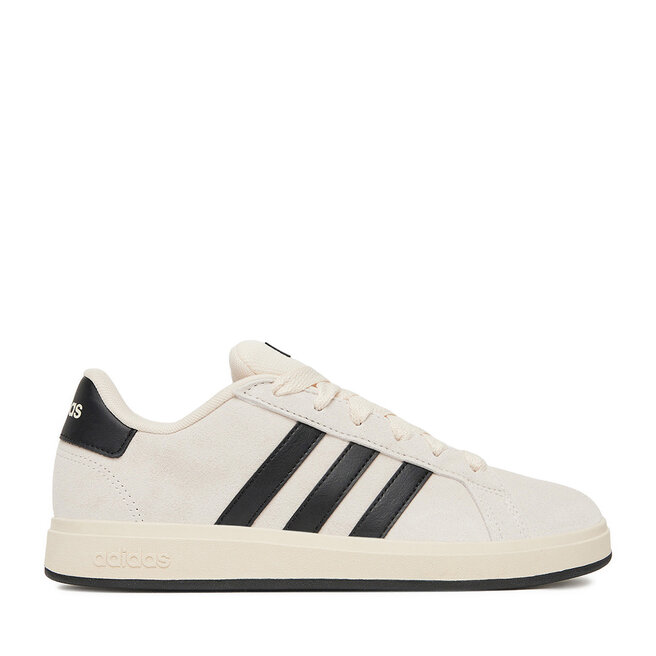 Sneakersy adidas GRAND COURT 00s K JR5569 Kremowy - chłopięce