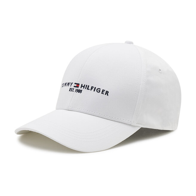 Czapka z daszkiem Tommy Hilfiger Th Established Cap AM0AM07352 Biały -