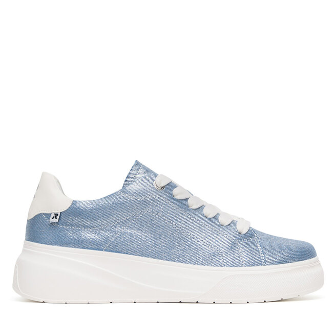 Sneakersy Rieker Revolution Lifestyle W2302-14 Niebieski - kobiece