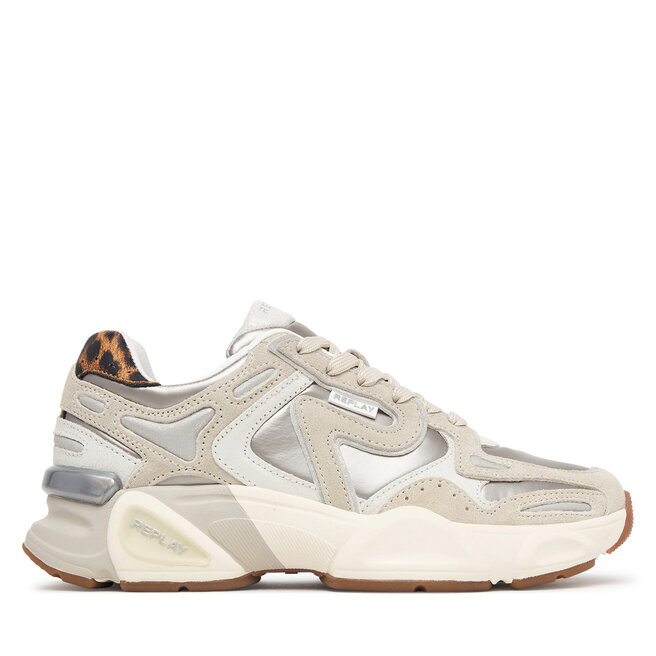 Sneakersy REPLAY GWS9N.000.C000NT Beżowy - kobiece