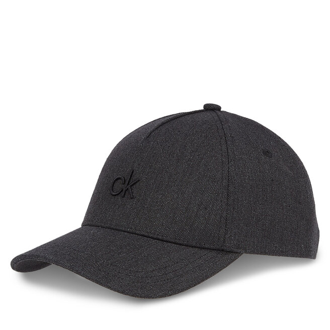 Czapka z daszkiem Calvin Klein Raised Embroidery K60K613118 Czarny -