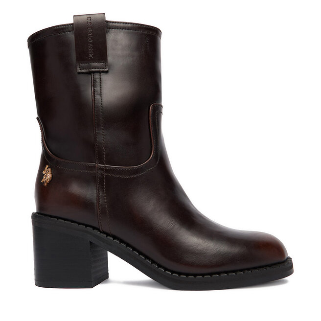 Botki U.S. Polo Assn. EO-KATIA001W/EY1 Brązowy - kobiece
