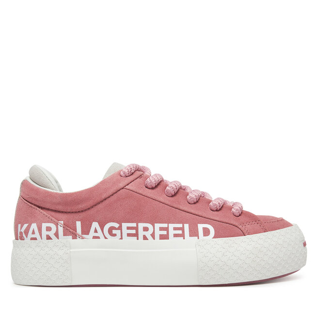 Sneakersy KARL LAGERFELD KL60722 Fioletowy - kobiece