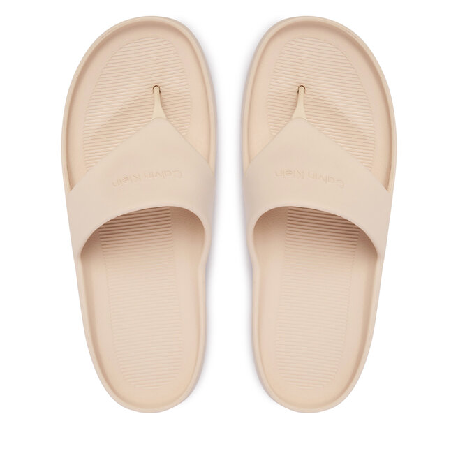 Japonki Calvin Klein One Piece Eva Flip Flop Thong HW0HW02957 Różowy -