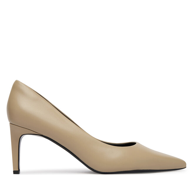Szpilki Calvin Klein Ess Stiletto 70 HW0HW02607 Beżowy - kobiece