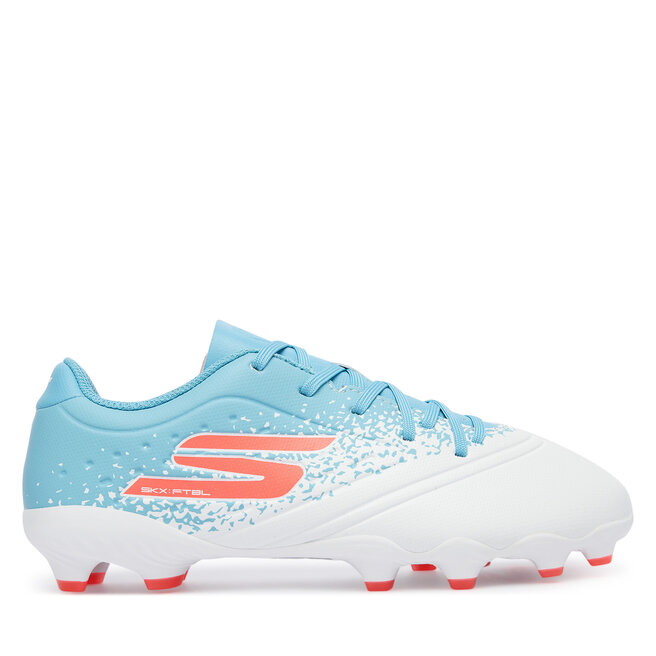 Buty do piłki nożnej Skechers Jr Youth Fg 252060L WTQP Biały - dziecięce