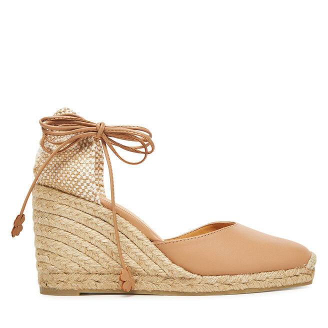 Espadryle Castañer Carina/8/250 025337 Beżowy - kobiece