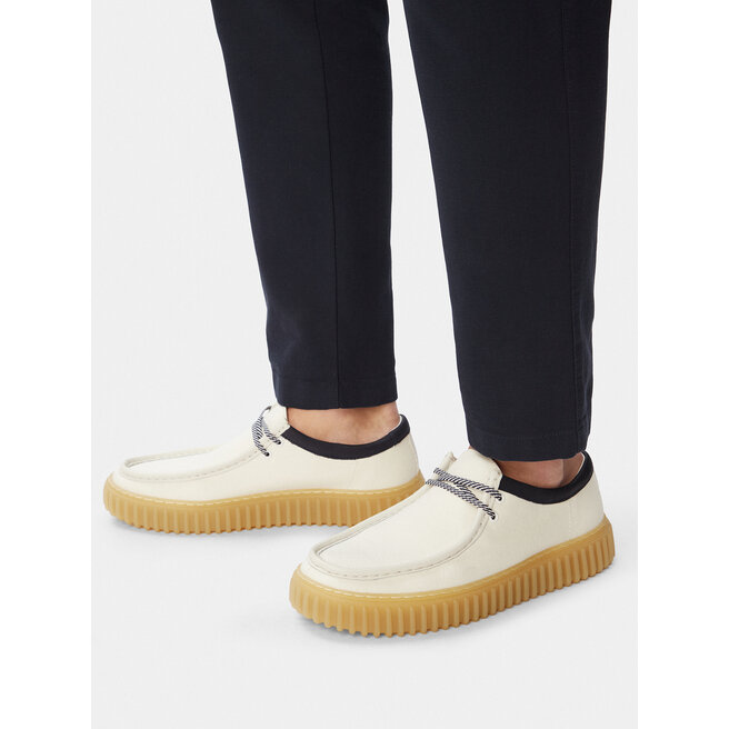 Półbuty Clarks Torhill Lo 26187380 Biały - męskie