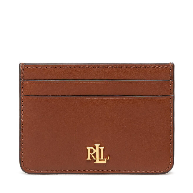 Etui na karty kredytowe LAUREN RALPH LAUREN Slim Card 432876732002 Brązowy -