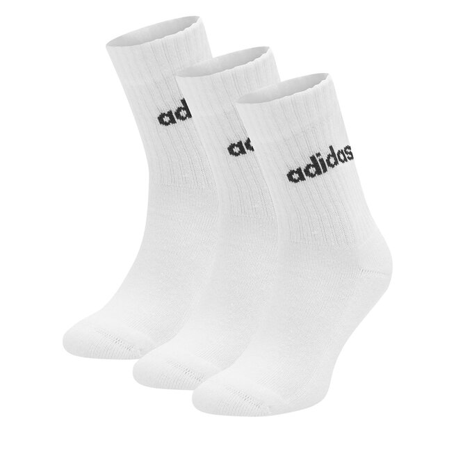 Skarpety długie adidas C-HT3455 3-PACK Biały - męskie