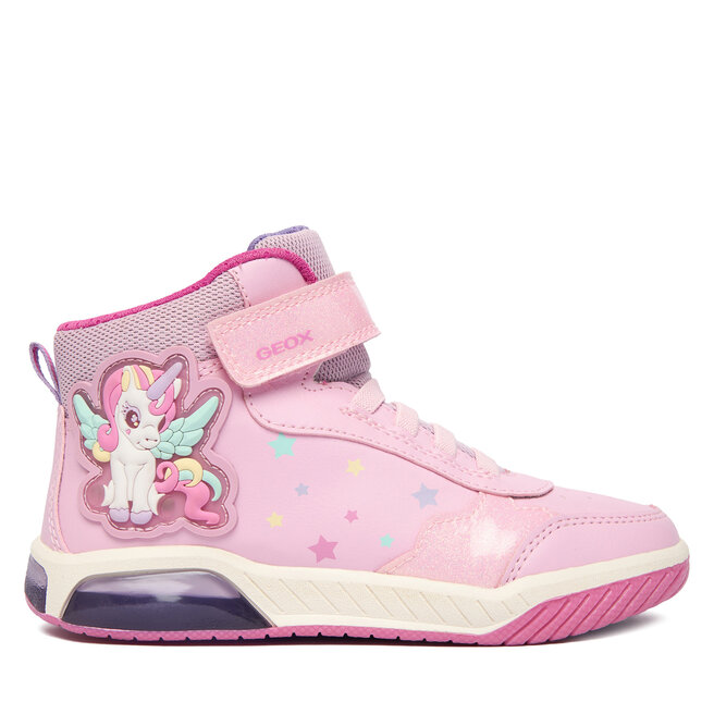 Sneakersy Geox J Inek J56ASA 0BCKC C8206 D Różowy - dziewczęce
