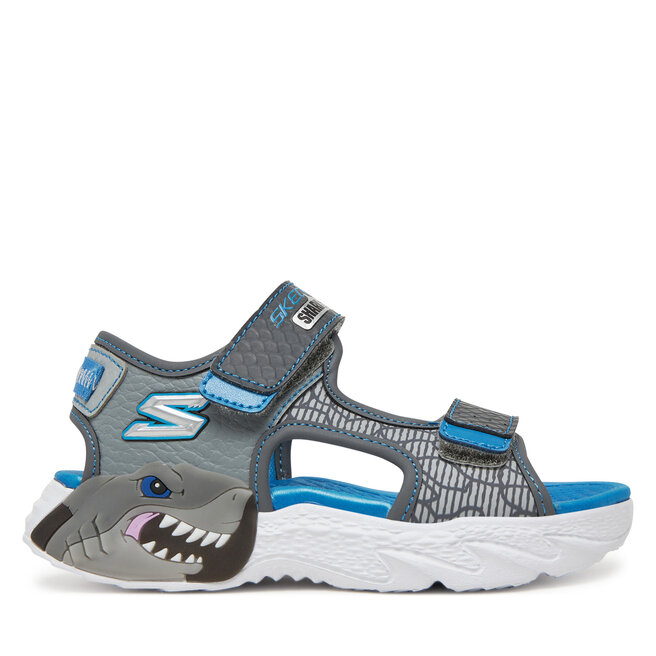 Sandały Skechers Creature-Splash- 400614L/CCBL Szary - chłopięce