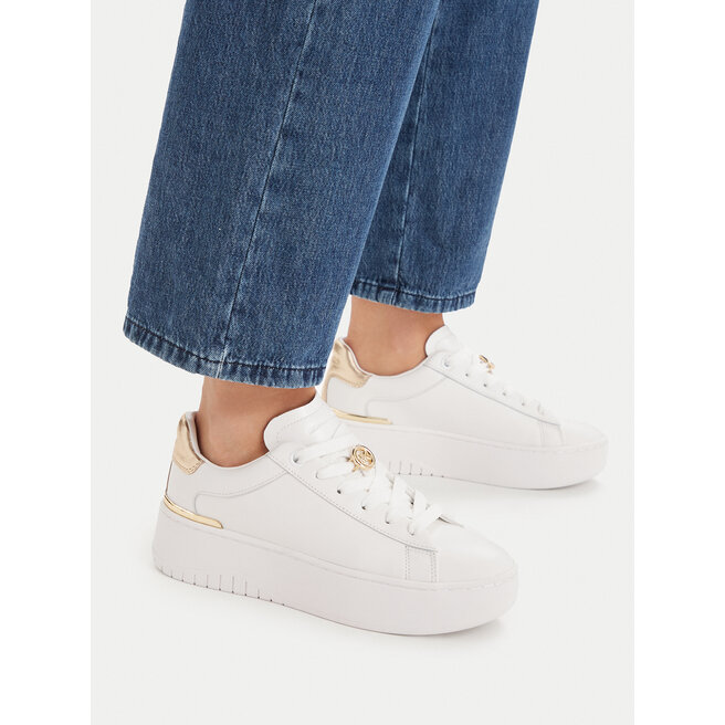 Sneakersy MICHAEL Michael Kors 43F5DTFS3L Złoty - kobiece