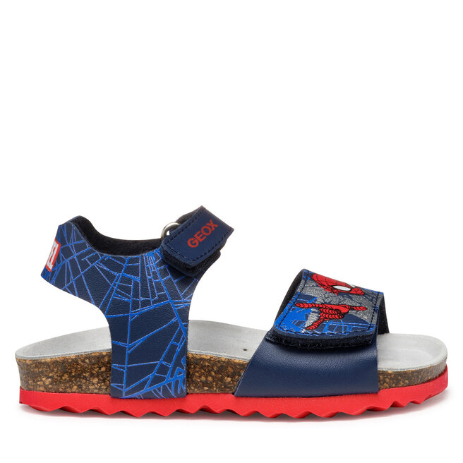 Sandały Geox B Sandal Chalki B552QC 000BC C0735 S Granatowy - chłopięce