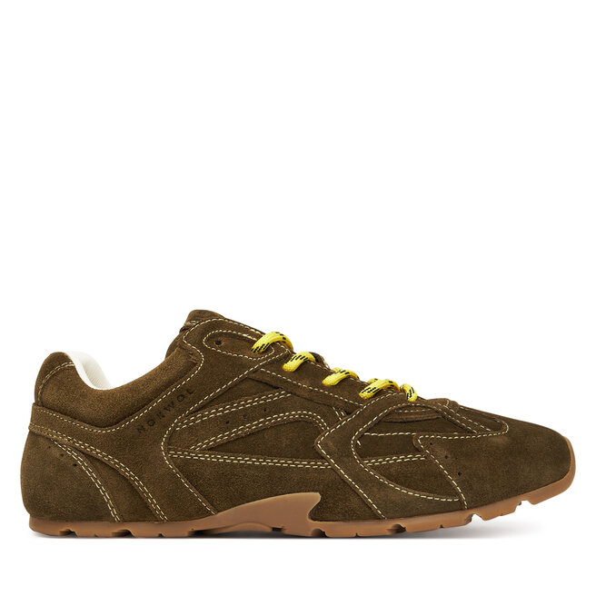 Sneakersy Nokwol Atlas Khaki - kobiece