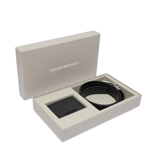 Pasek Emporio Armani EM002772 AF13396 UC001 Czarny -