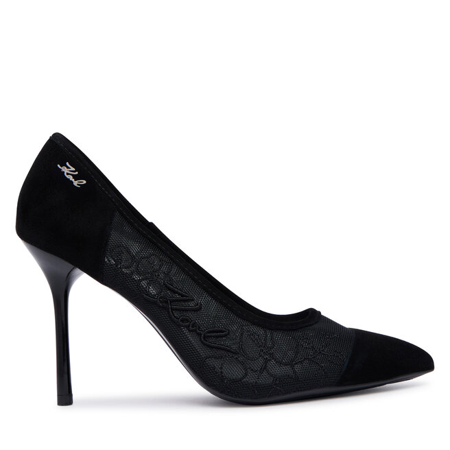 Szpilki KARL LAGERFELD Sarabande KL30905L Czarny - kobiece