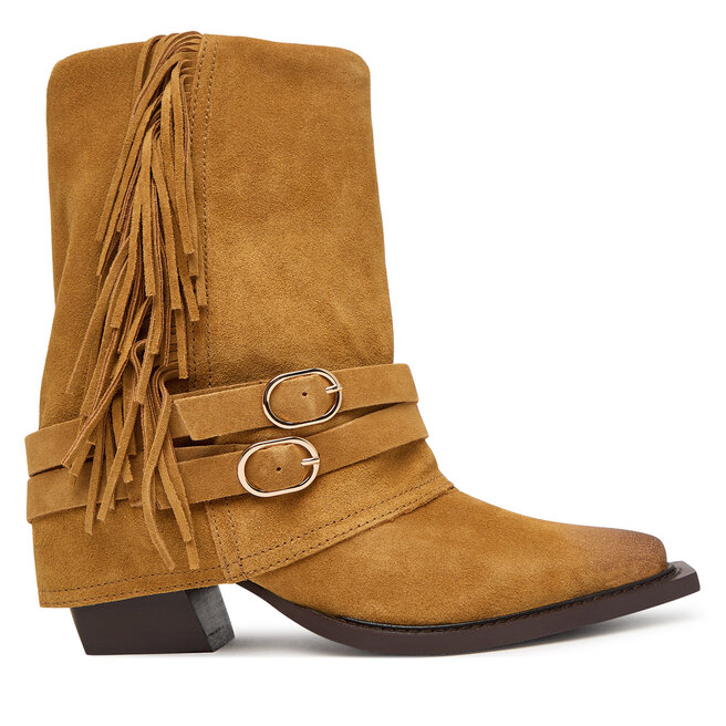 Kowbojki Steve Madden Hadly 11005190 Brązowy - kobiece